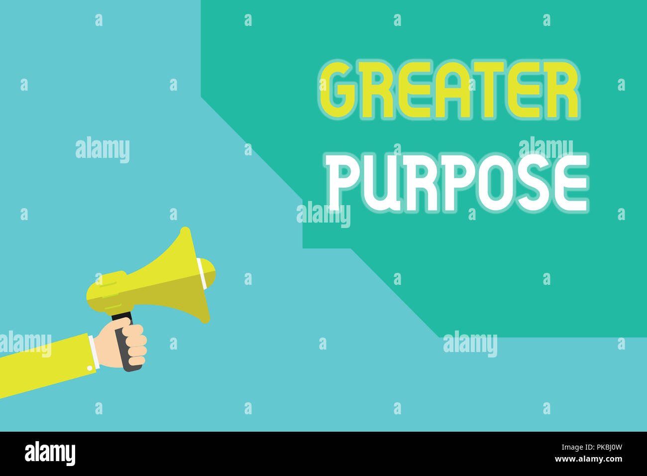 Writing note showing Greater Purpose. Business photo showcasing Extend ...