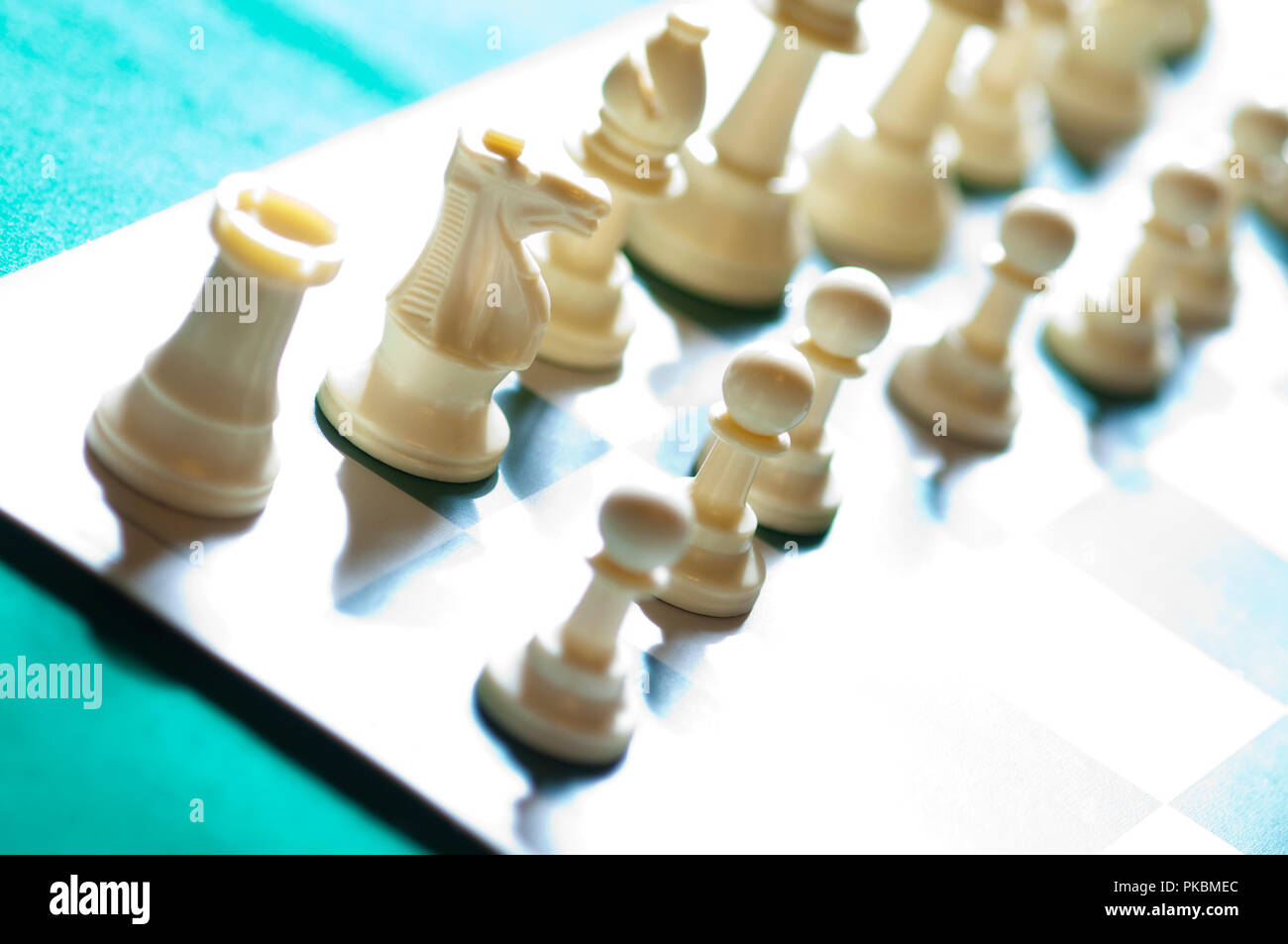 chessboard with a chess piece on the back Negotiating in business. as  background business concept and strategy concept with copy space Stock  Photo - Alamy