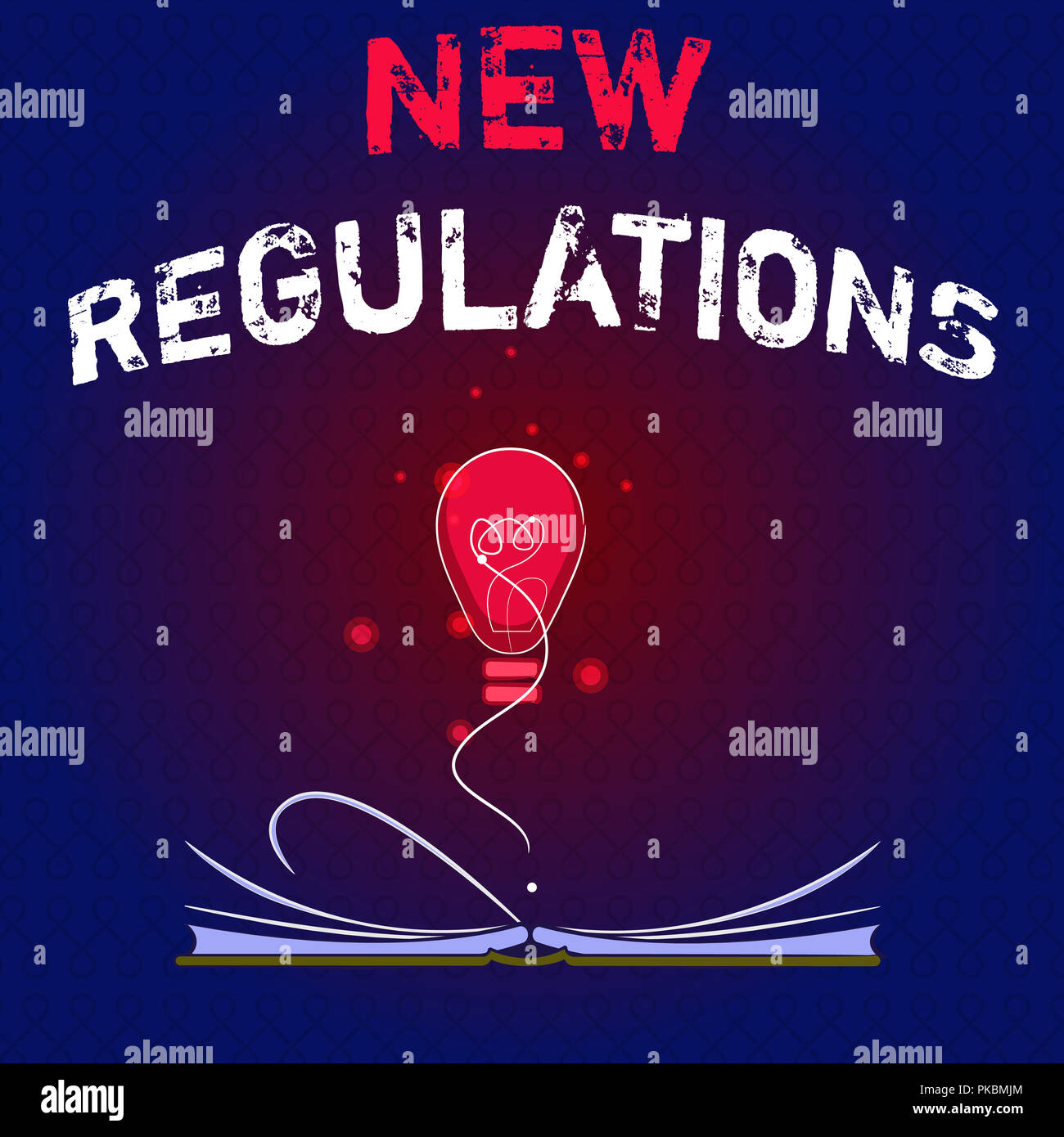 Writing note showing New Regulations. Business photo showcasing ...