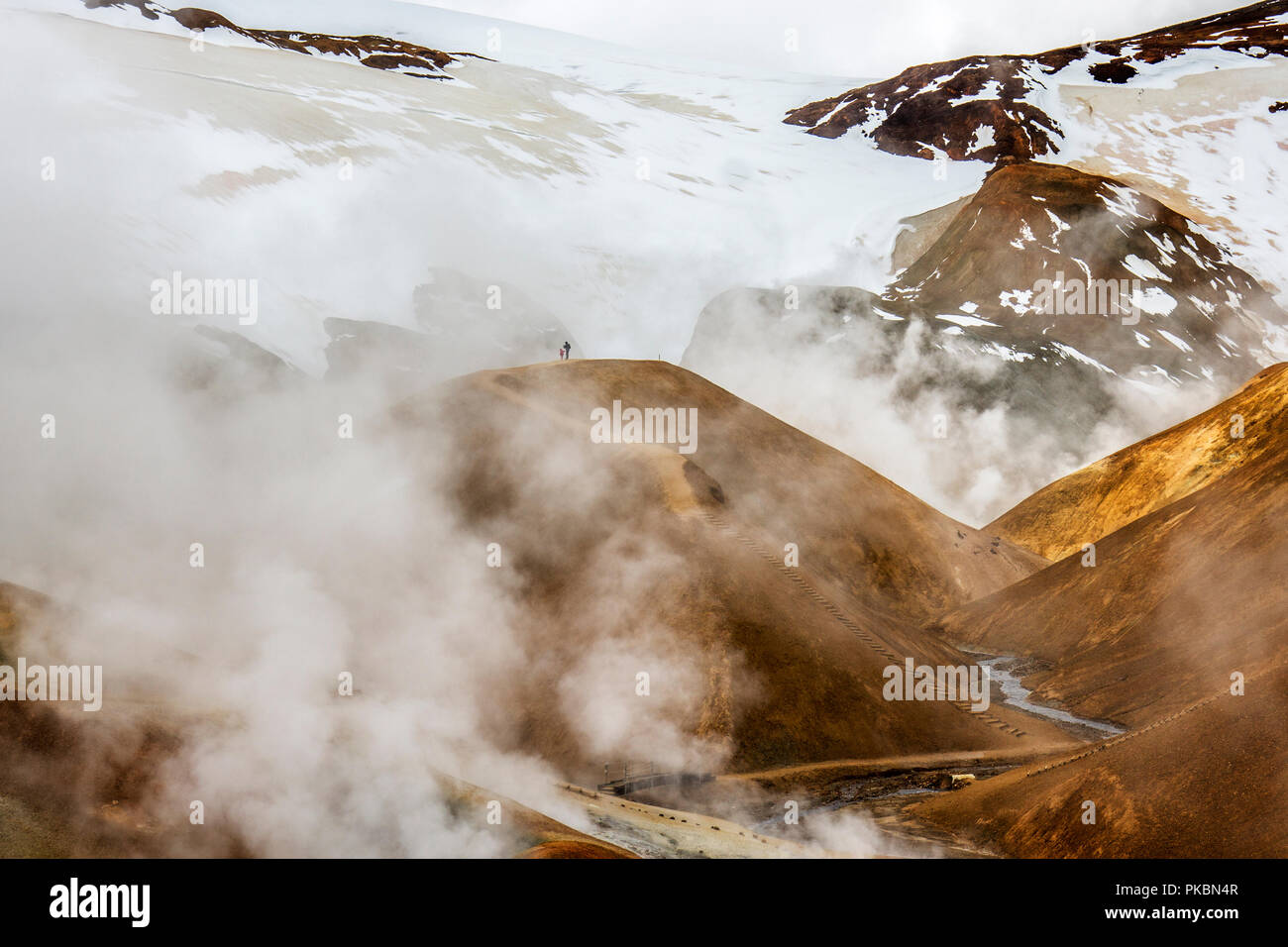 Kerlingarfjöll mountain range in the highlands of Iceland Stock Photo
