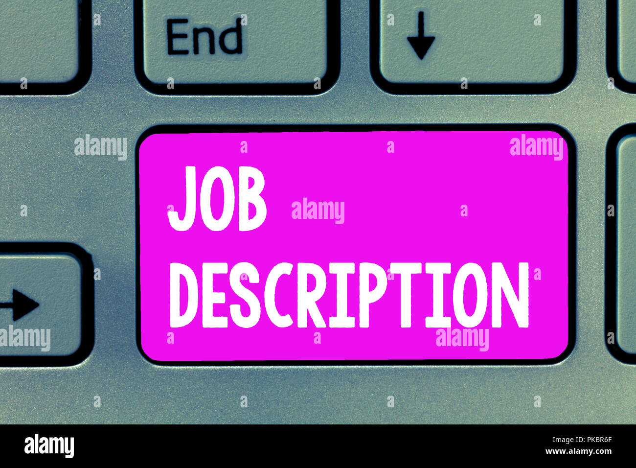 Word writing text Job Description. Business concept for A document that ...