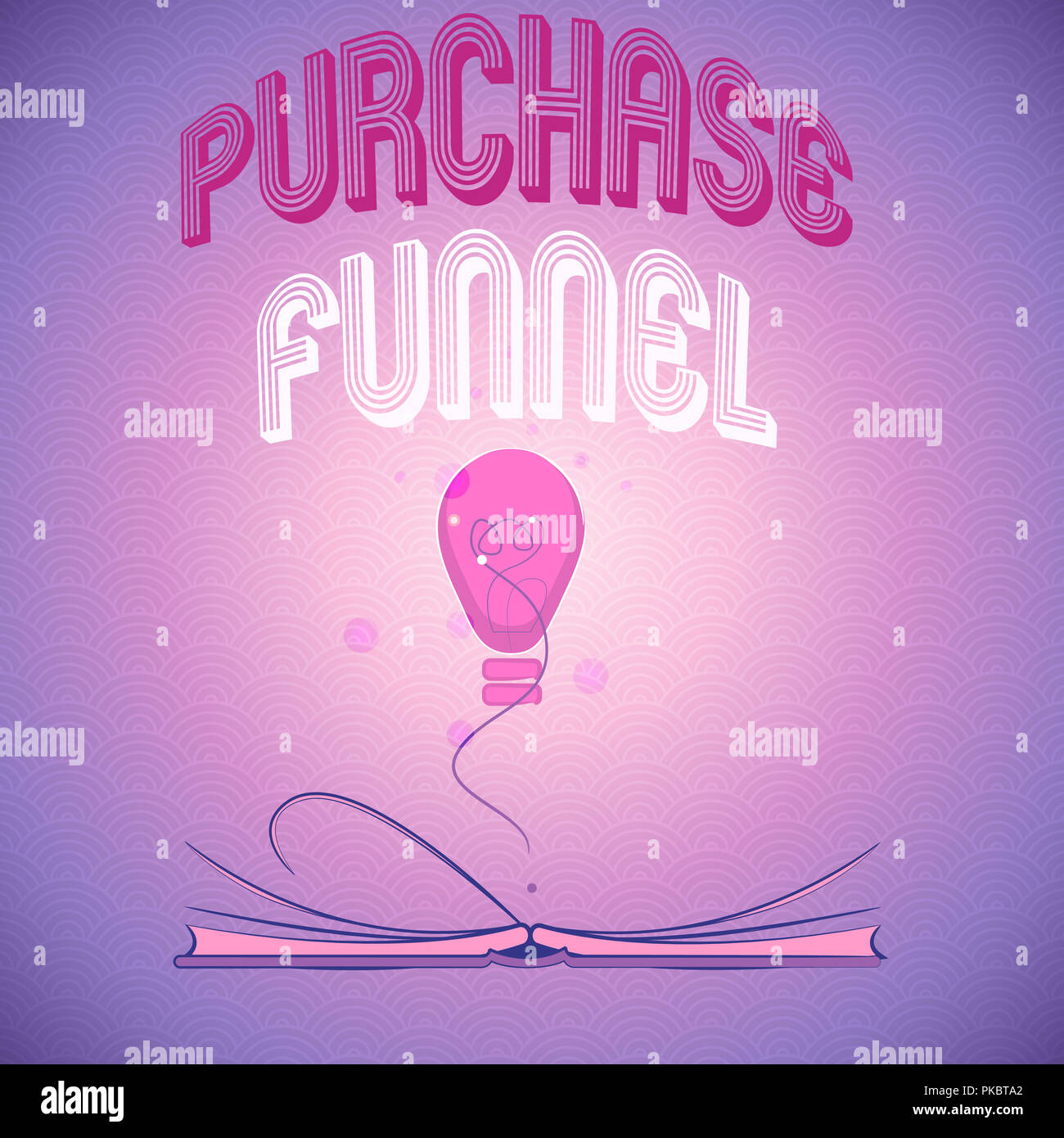 Handwriting text writing Purchase Funnel. Concept meaning consumer