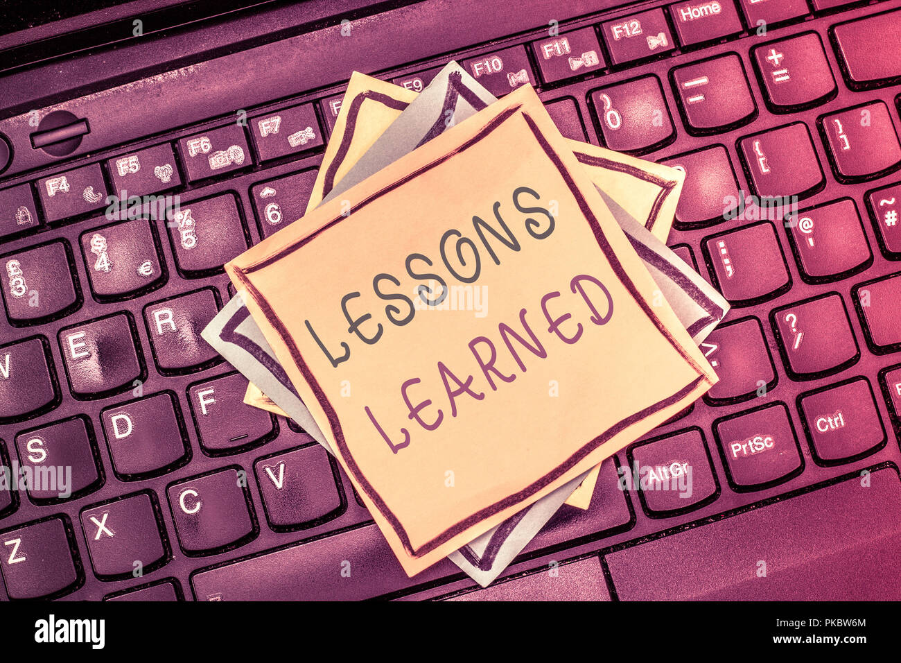 Message. Learn Image Text sign showing Lessons Learned. Conceptual photo Promote share and ...