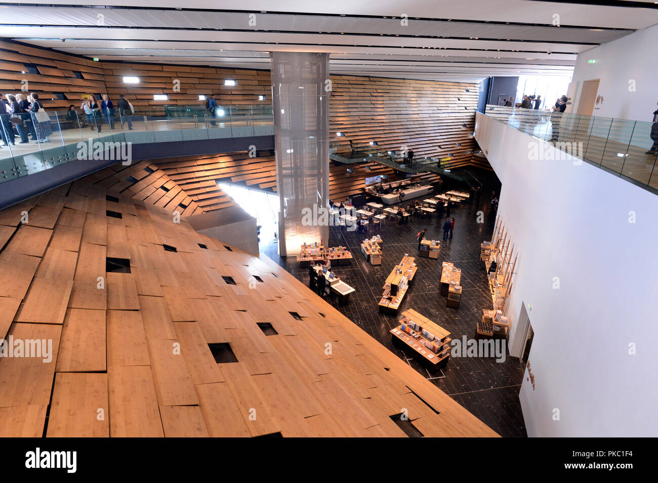 Dundee, Scotland, United Kingdom, 12, September, 2018. The interior of the new V & A Dundee museum is revealed for the first time at a press preview event ahead of the grand opening on Saturday, September 15, 2018. © Ken Jack / Alamy Live News Stock Photo