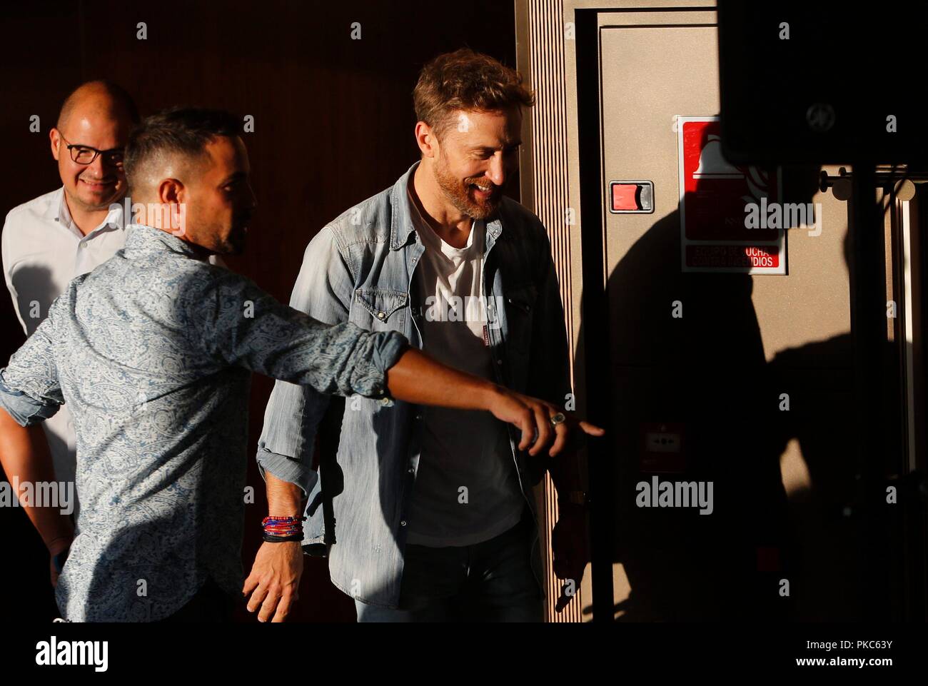 Madrid Spain 12th Sep 2018 David Guetta Dj Musicians And Producer During The Presentation Of His New Album In Madrid Spain Photo Jose Cuesta 261 Cordon Press Credit Cordon Press Alamy Live News Stock Photo