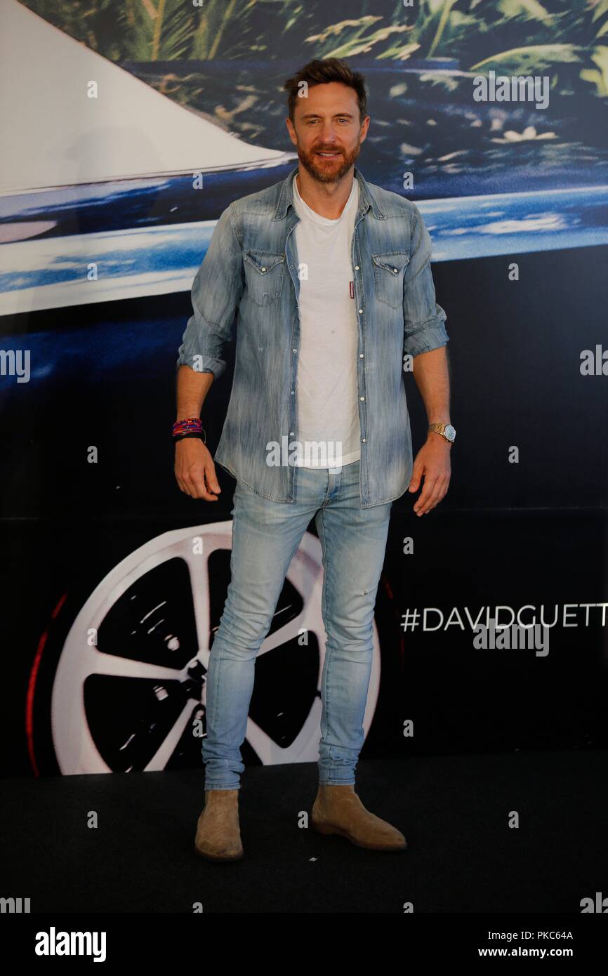 Madrid Spain 12th Sep 2018 David Guetta Dj Musicians And Producer During The Presentation Of His New Album In Madrid Spain Photo Jose Cuesta 261 Cordon Press Credit Cordon Press Alamy Live News Stock Photo