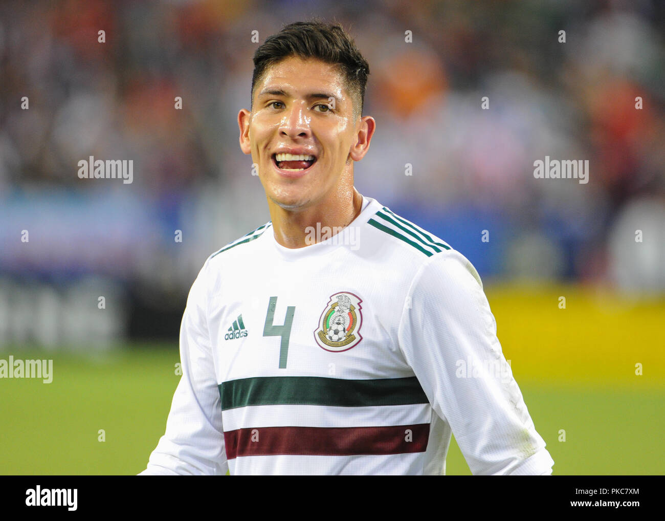 Nashville TN USA 11th Sep 2018 Mexico Defense Man Edson Alvarez 