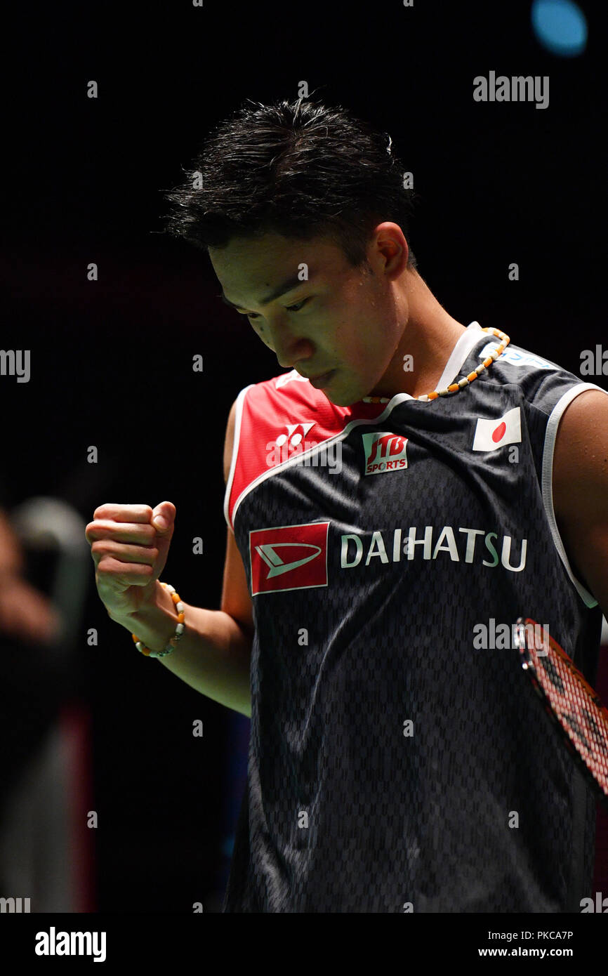 Kento Momota (JPN), SEPTEMBER 13, 2018 - Badminton : Daihatsu