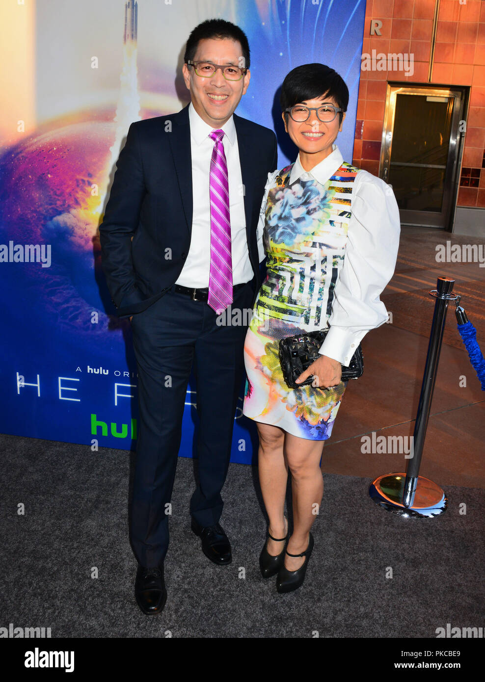 Los Angeles, USA. 12th Sep 2018. Scott Takeda, Keiko Agena 018 attends the premiere of Hulu's 'The First' on September 12, 2018 in Los Angeles, CaliforniaScott Takeda, Keiko Agena 018 attends the premiere of Hulu's 'The First' on September 12, 2018 in Los Angeles, California Credit: Tsuni / USA/Alamy Live News Stock Photo