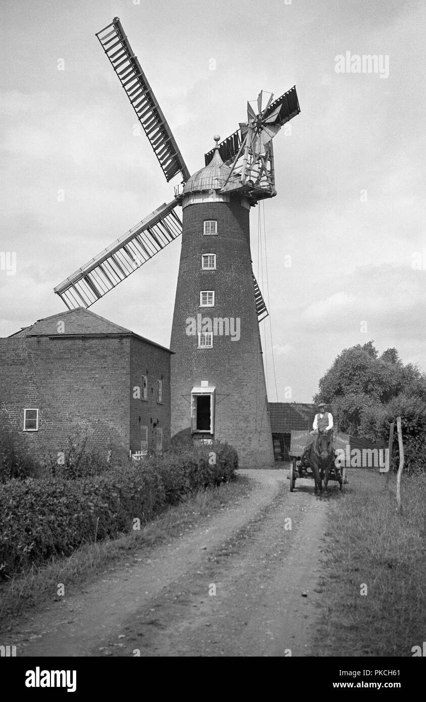 Shepherds Mill, Upwell, Cambridgeshire, 1935. Artist HES Simmons Stock