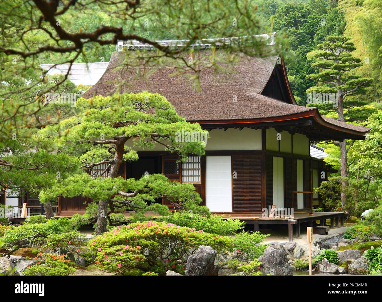 Japanese architecture in Kyoto Stock Photo - Alamy