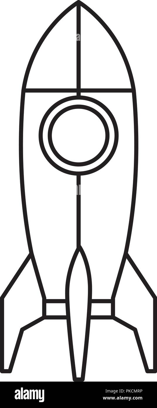 rocket start up icon Stock Vector