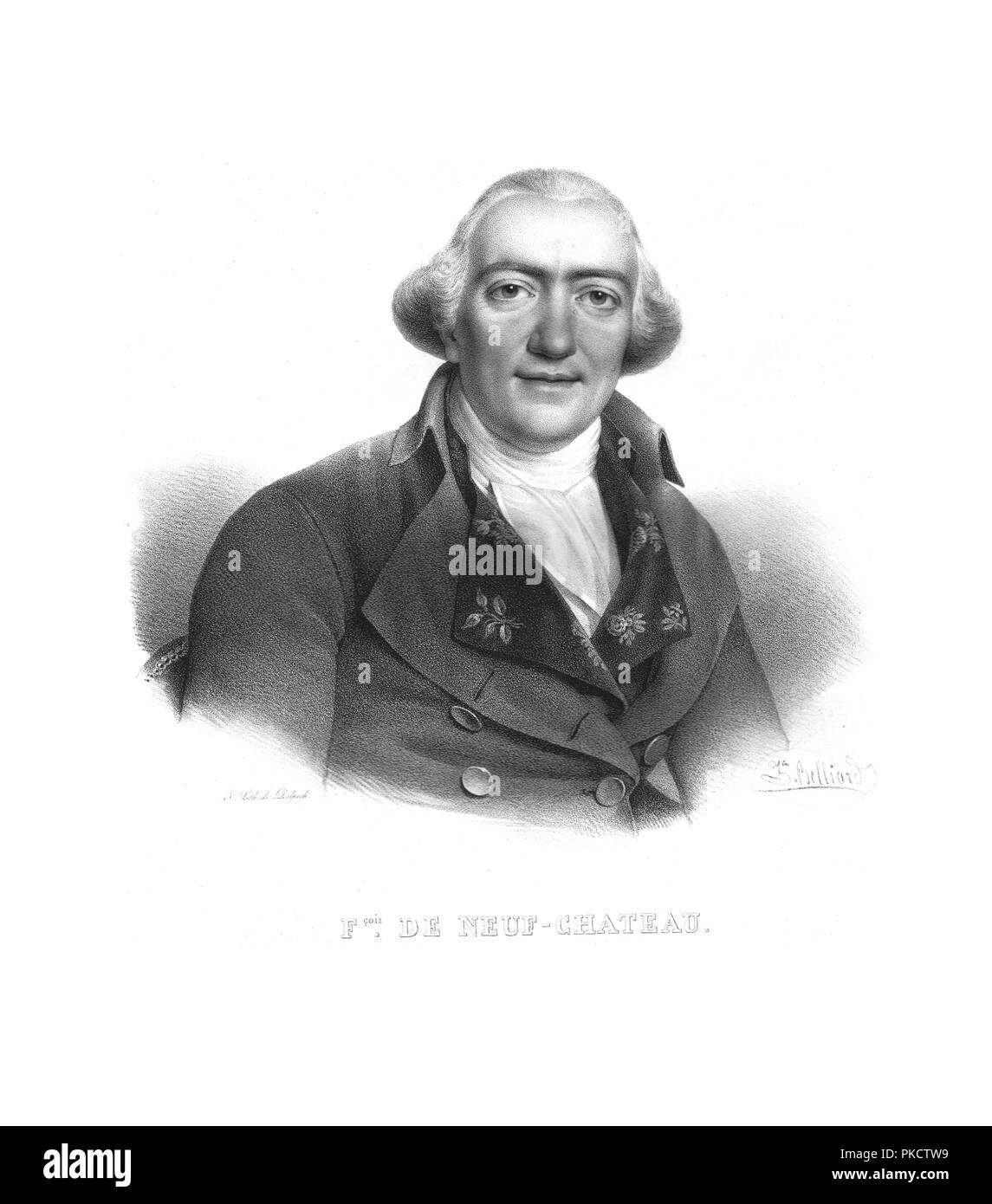 'François de Neuf-Chateau', (c1820s).  Artist: Zéphirin Félix Jean Marius Belliard. Stock Photo