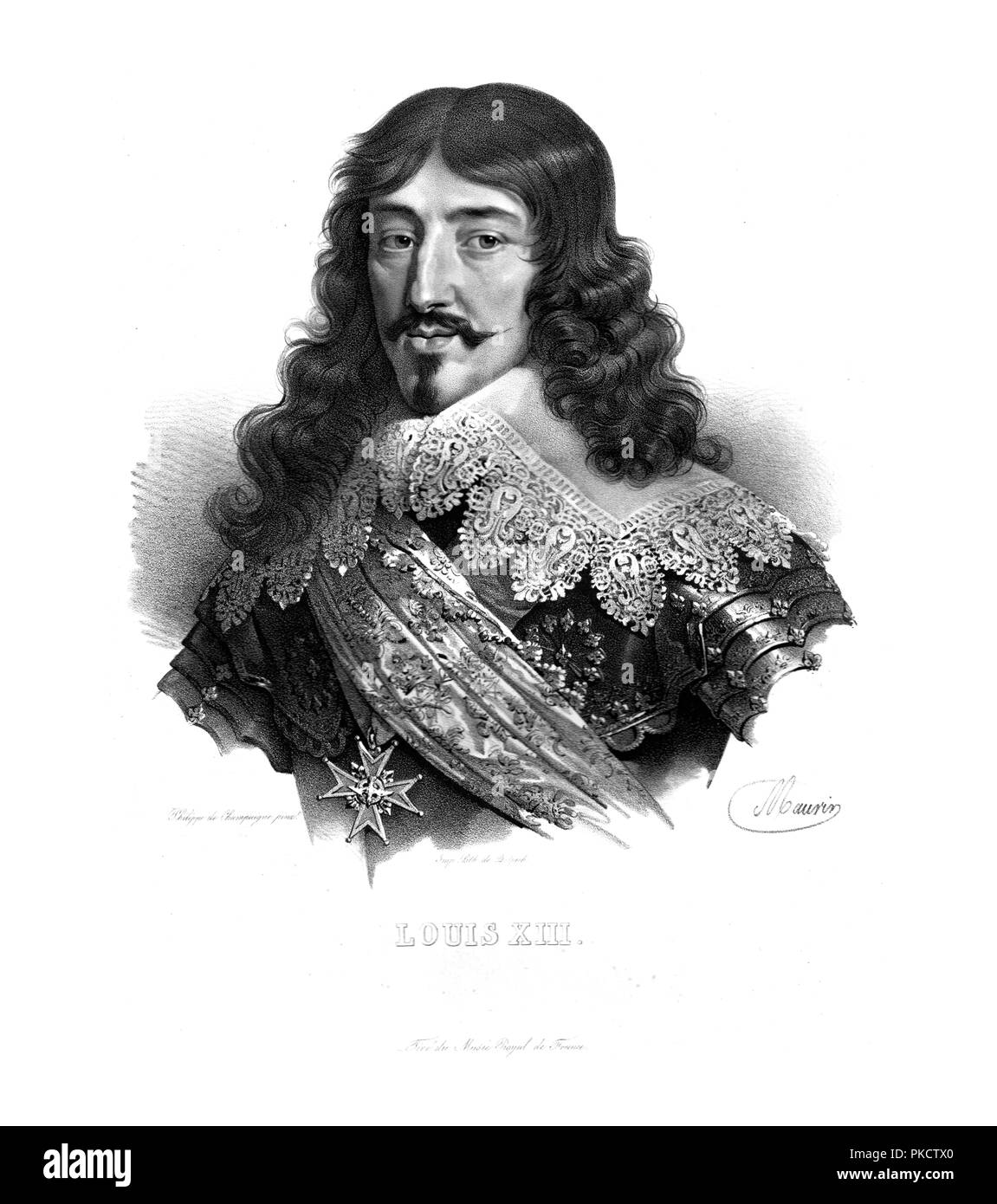 Full length portrait of Louis XIII aka. Louis XIII of France, Louis The  Just from Historical Figures o…