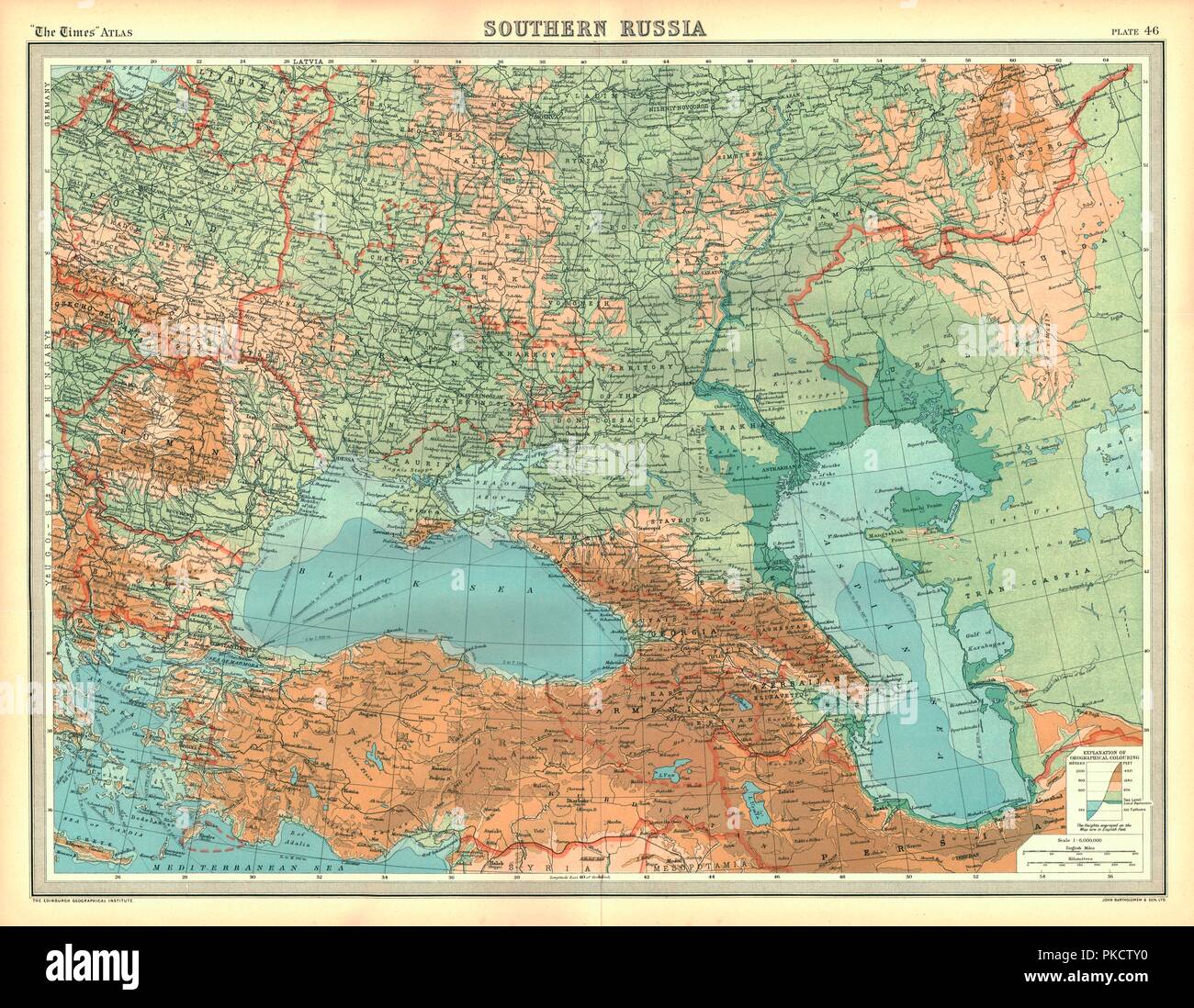 Southern Russia Map Xenia Karoline