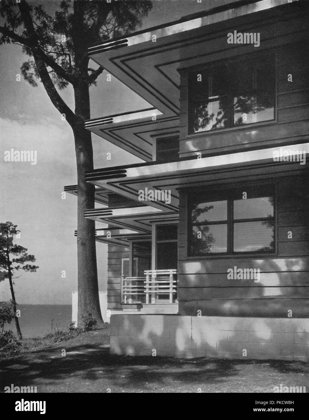 'Summer cottage...on Gibson Island, Maryland', 1933. Artist Unknown