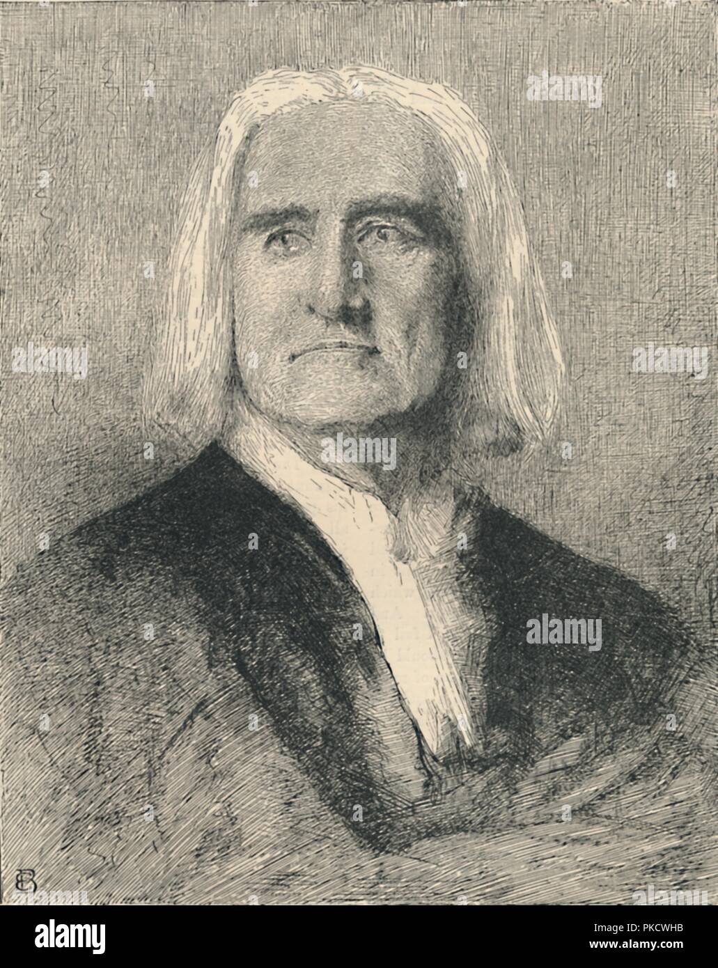Franz Liszt C10 16 Artist Franz Von Lenbach Stock Photo Alamy