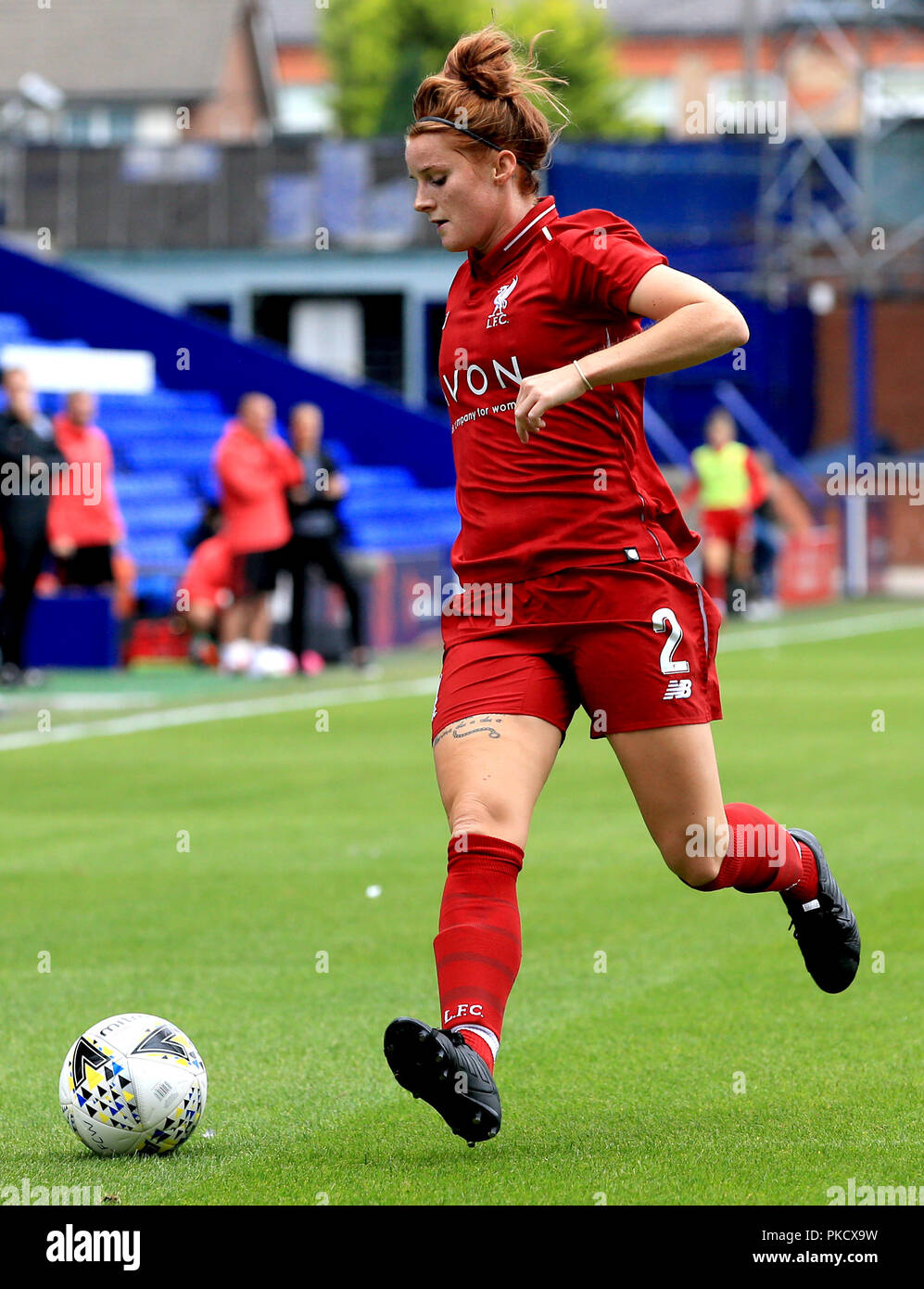 Liverpool Women's Jasmine Matthews during the Continental Tyres Cup, Group Two North match at Prenton Park, Birkenhead. Stock Photo