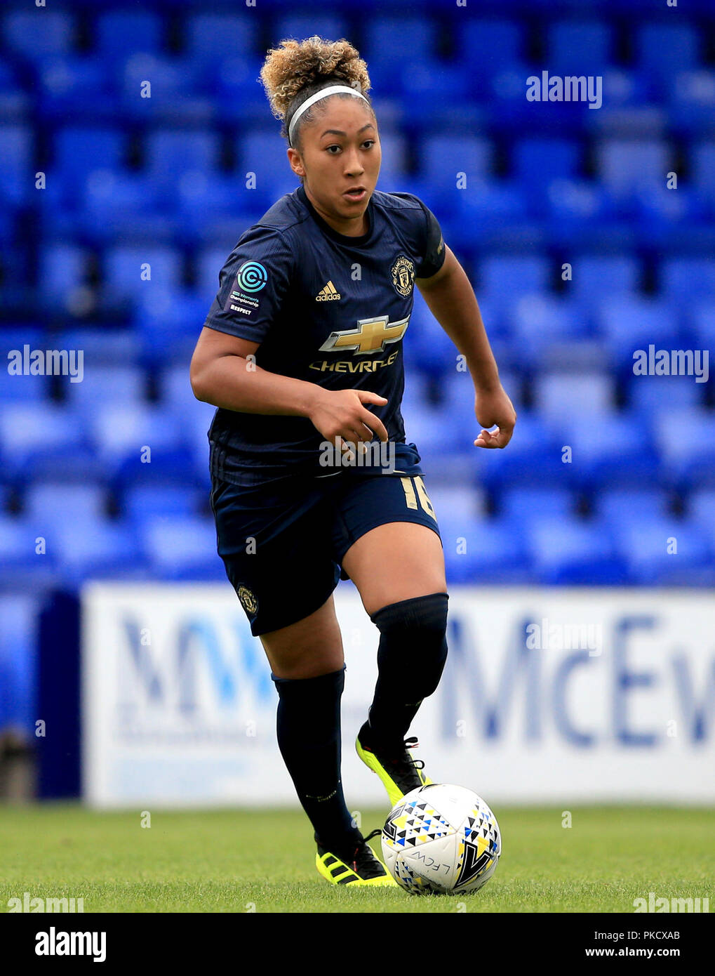 Manchester United Women S Lauren James During The Continental Tyres Cup Group Two North Match At Prenton Park Birkenhead Stock Photo Alamy