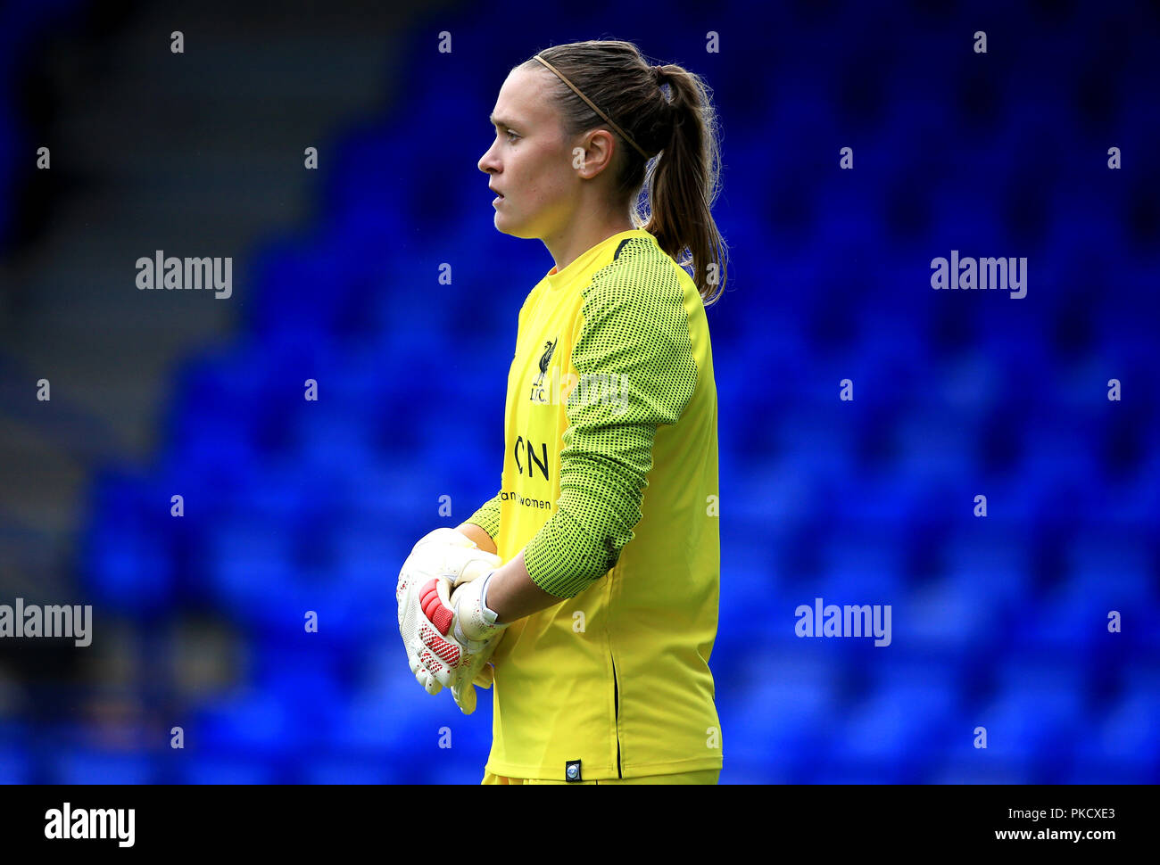 Liverpool womens goalkeeper anke preuss hires stock photography and