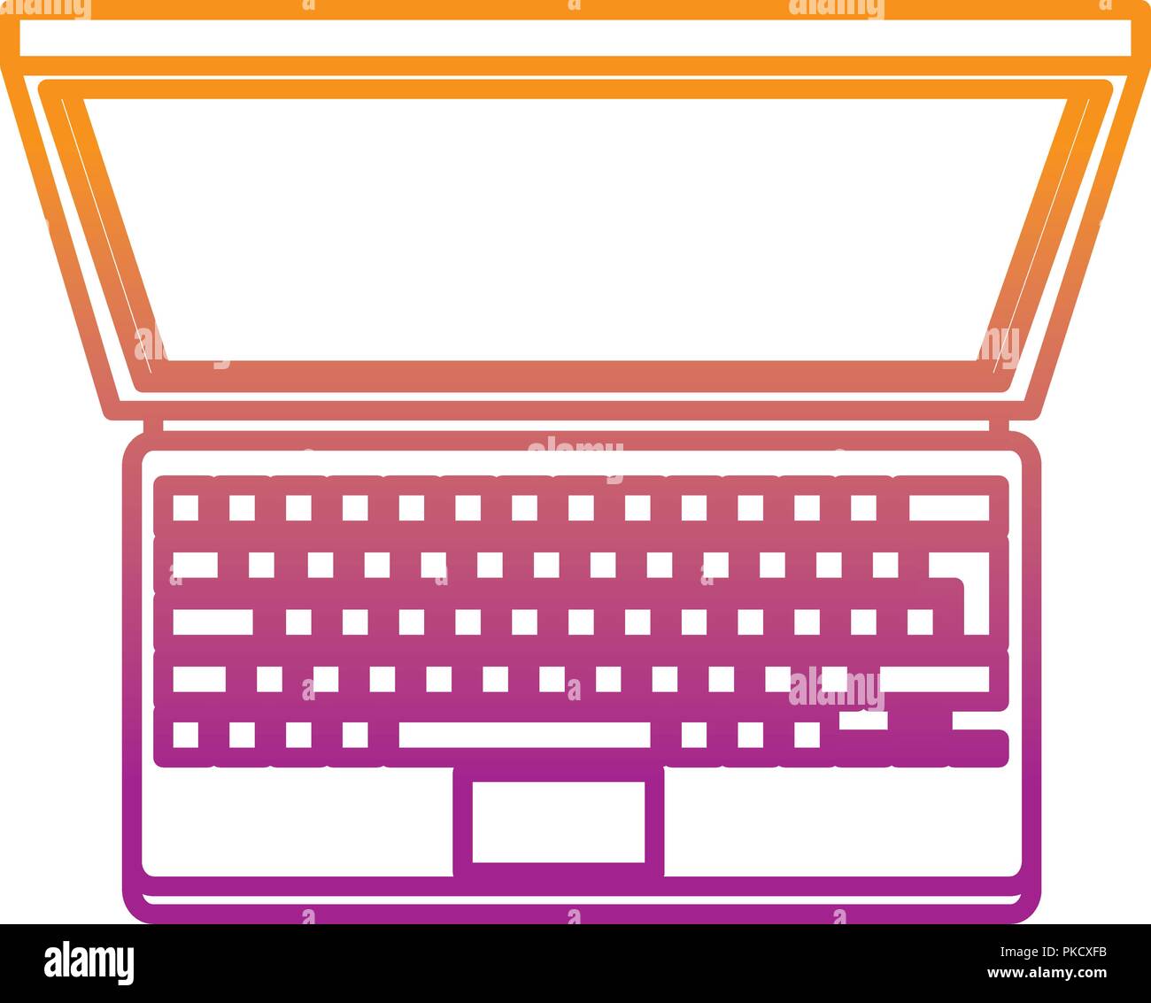 laptop computer isolated icon Stock Vector Image & Art - Alamy