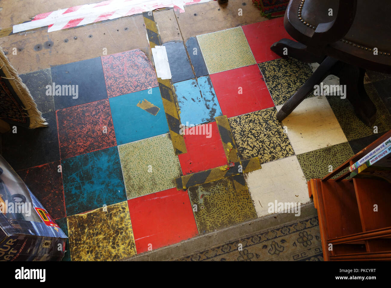 entrance to charity shop in Bexhill-on-Sea, United Kingdom Stock Photo