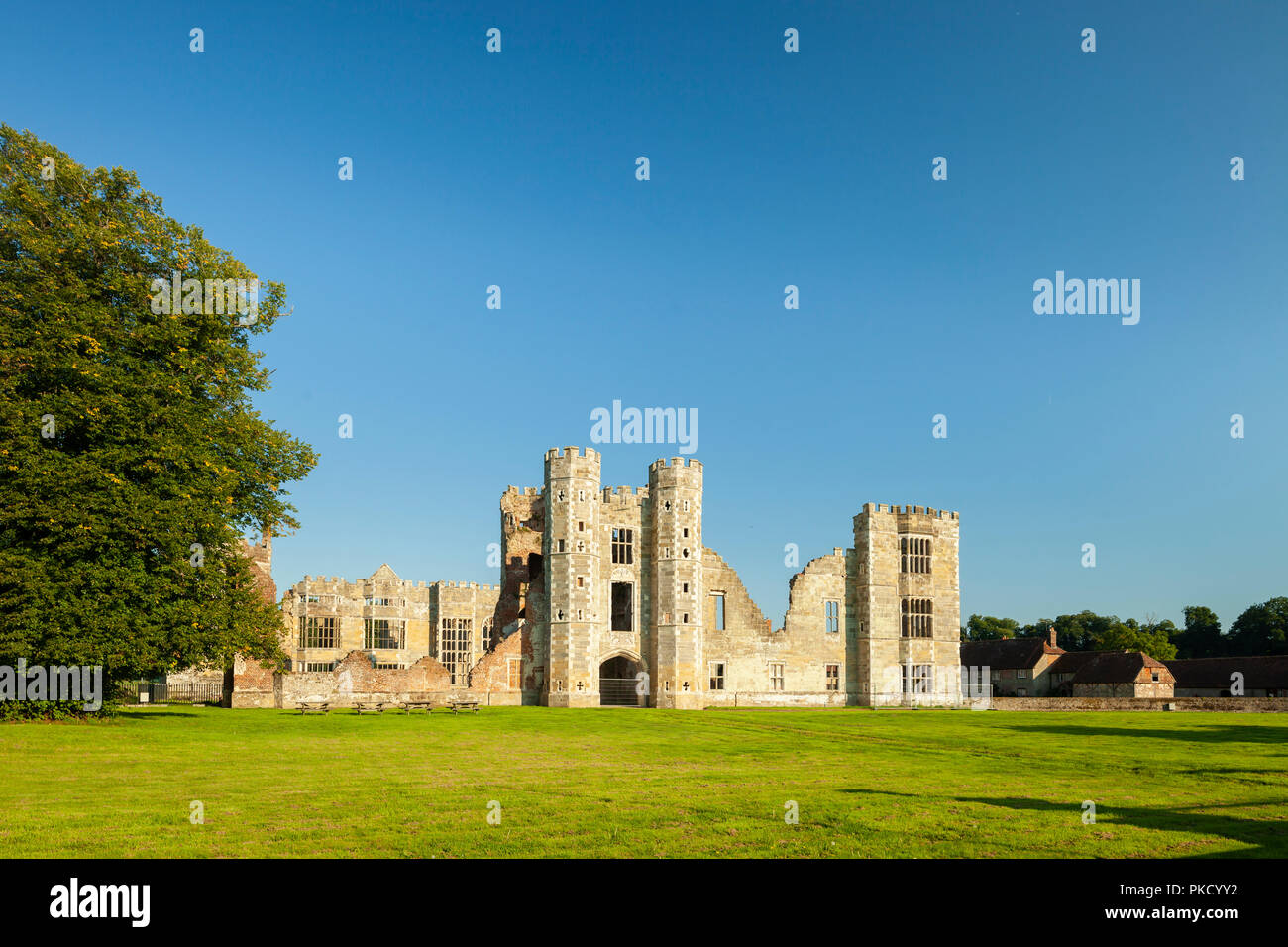 Cowdray Estate in Midhurst, West Sussex, England. Stock Photo