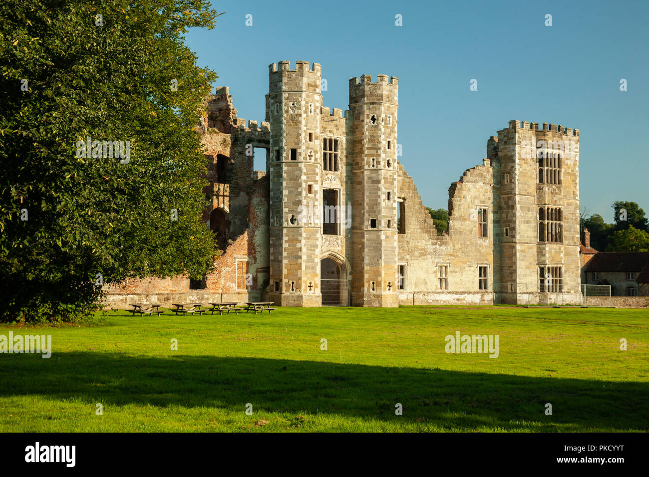 Cowdray House in Midhurst, West Sussex, England. Stock Photo