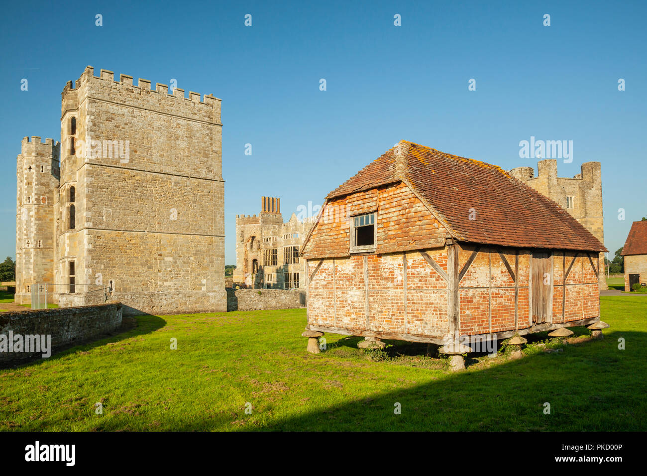 Cowdray House ruins near Midhurst, West Susse, England Stock Photo Alamy