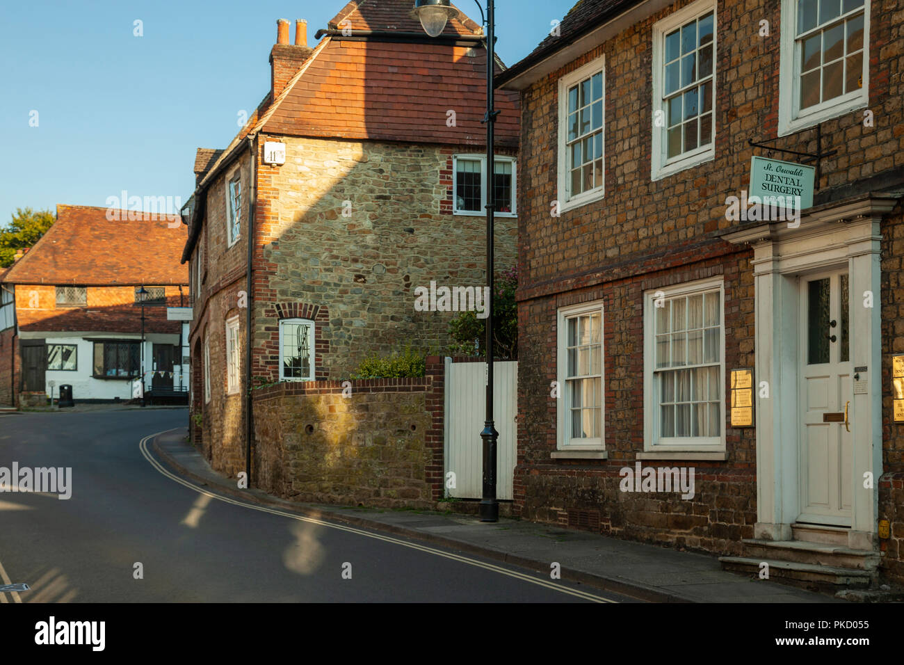Traditional houses in Midhurst, West Sussex, England Stock Photo Alamy