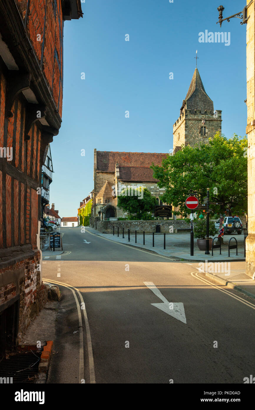 Late summer in Midhurst, West Sussex, England. Stock Photo