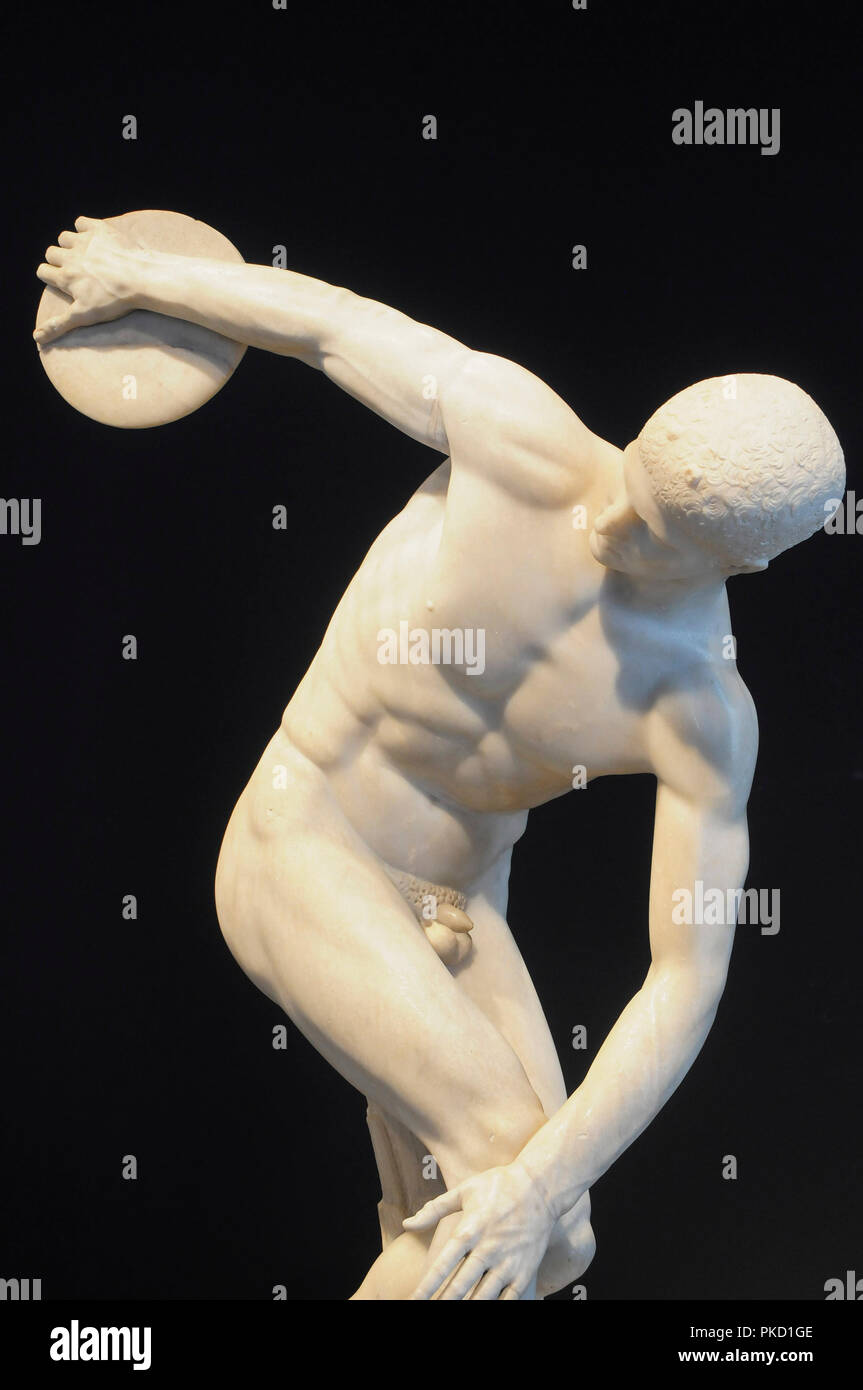 Greek discus thrower hi-res stock photography and images - Alamy