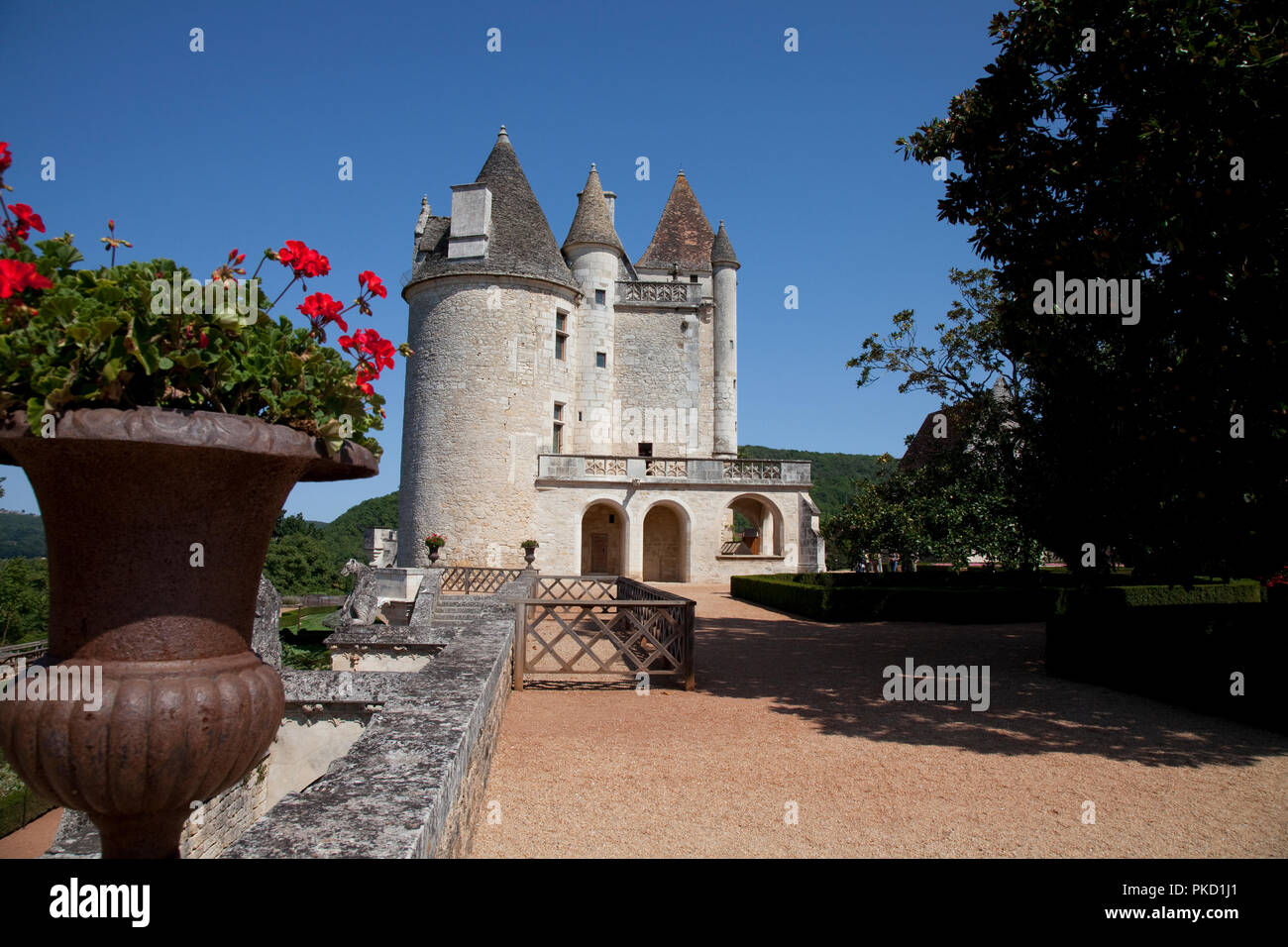 Château des Milandes Stock Photo