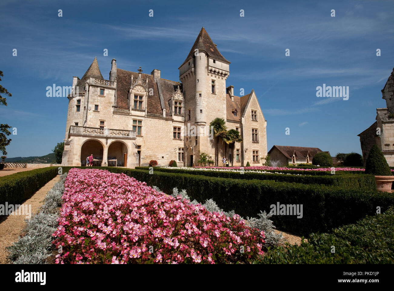 Château des Milandes Stock Photo