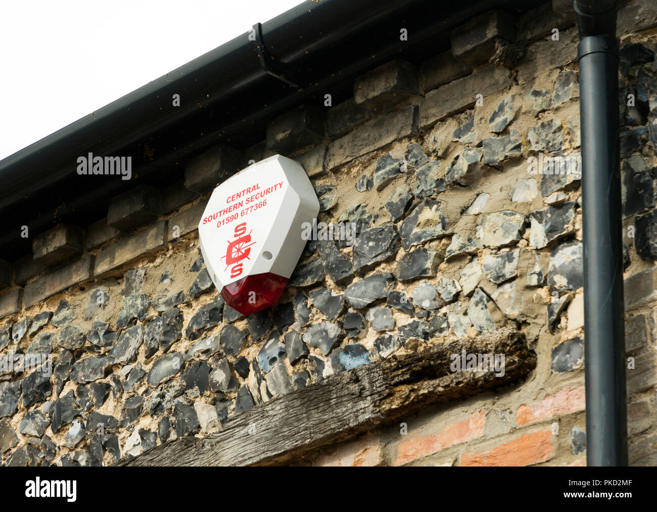 intruder alarm box on house Stock Photo Alamy