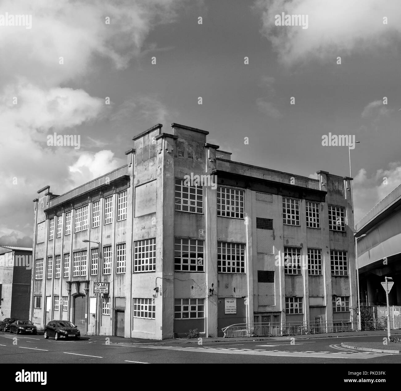 GLASGOW, SCOTLAND SEPTEMBER 12th 2018 A black and white photograph