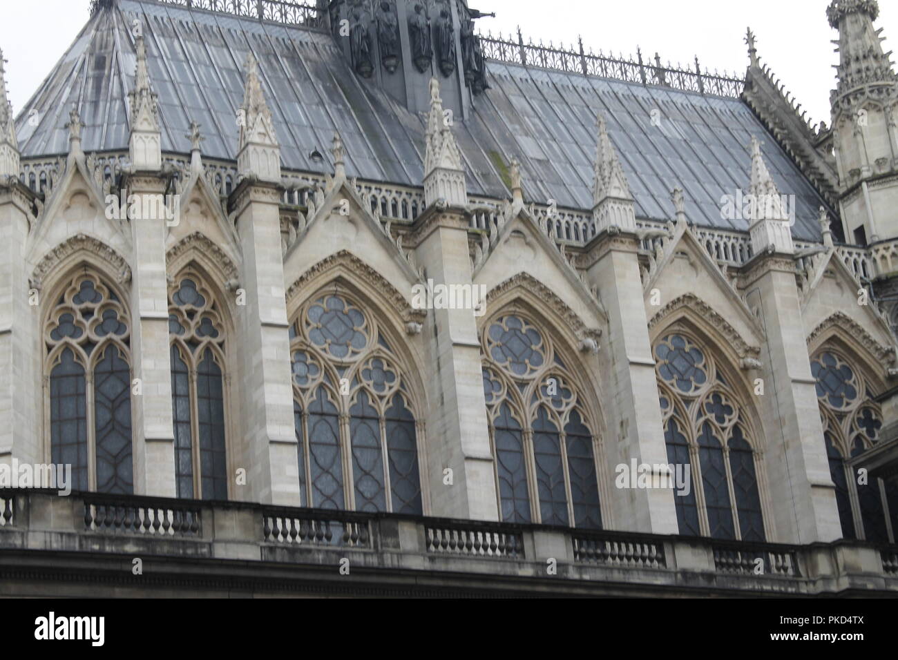 Sainte Chapelle In Paris, famous gothic chapel Stock Photo - Alamy