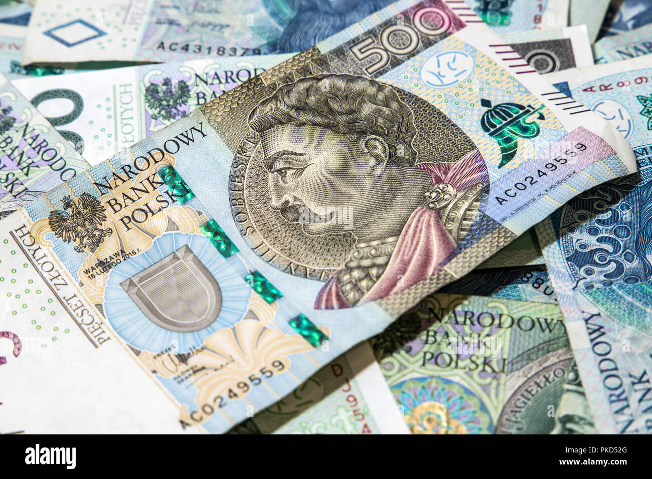 polish money background, PLN Stock Photo - Alamy