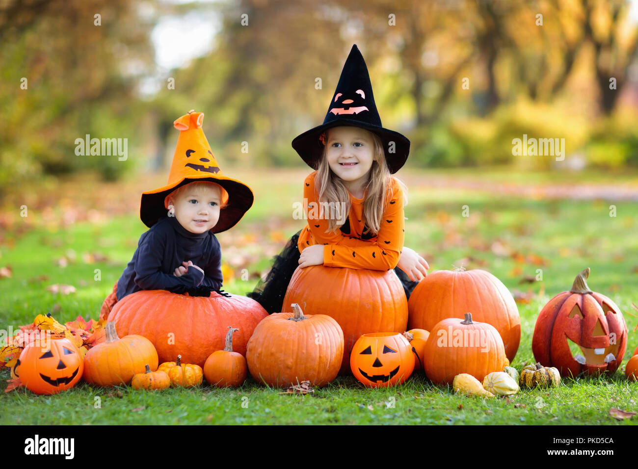 Kids Pumpkin Witch Hat Child Black Orange Kids Pumpkin Witch Hat Child Black Orange