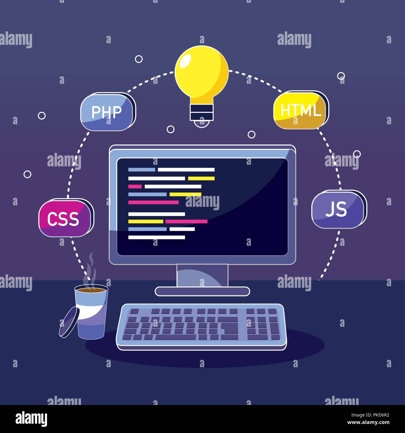 Program coding concept Stock Vector Image & Art - Alamy