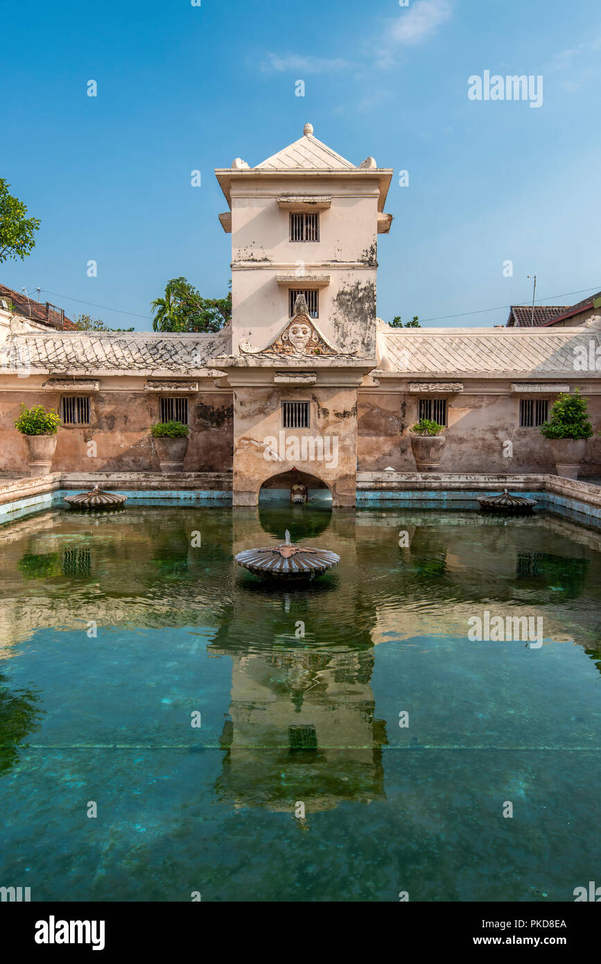 The bathing complex of Taman Sari water castle, Yogyakarta, Java, Indonesia Stock Photo