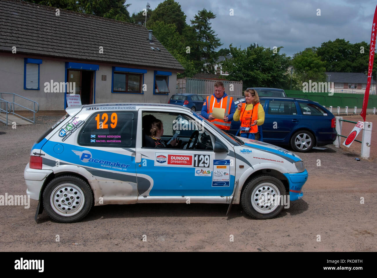 modified modded car - Peugeot 106 French hatchback Stock Photo - Alamy