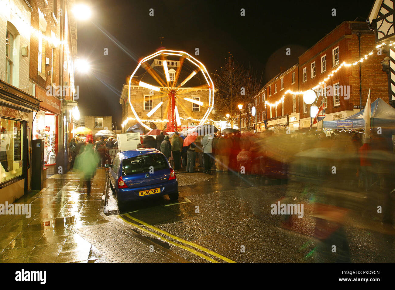 WARWICK CHRISTMAS LIGHTS Stock Photo Alamy