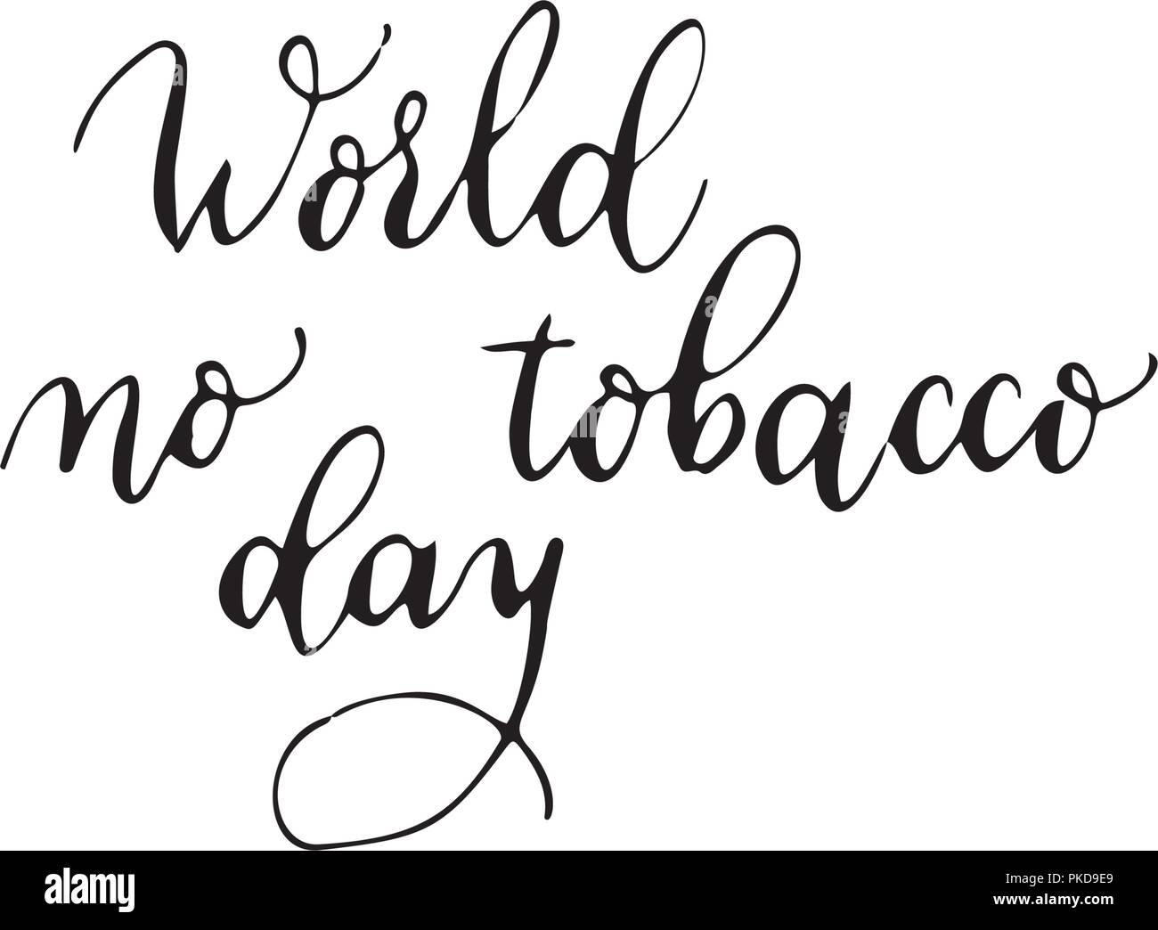 no world tobacco day World No Tobacco Day, vector illustration, flat silhouette, banner concept,  poster template, black, white, cigarette Stock Vector Image & Art