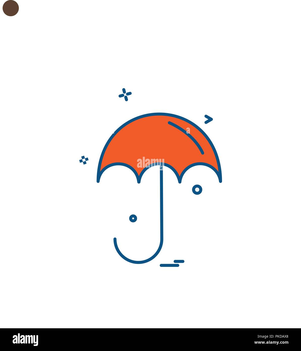 Umbrella icon design vector Stock Vector Image & Art - Alamy