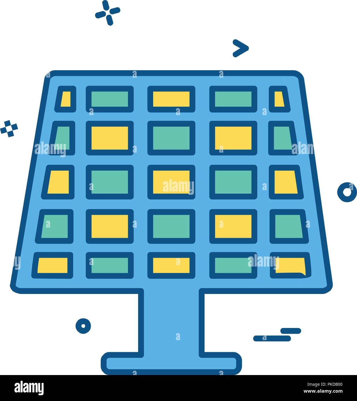 Solar panel icon design vector Stock Vector Image & Art - Alamy