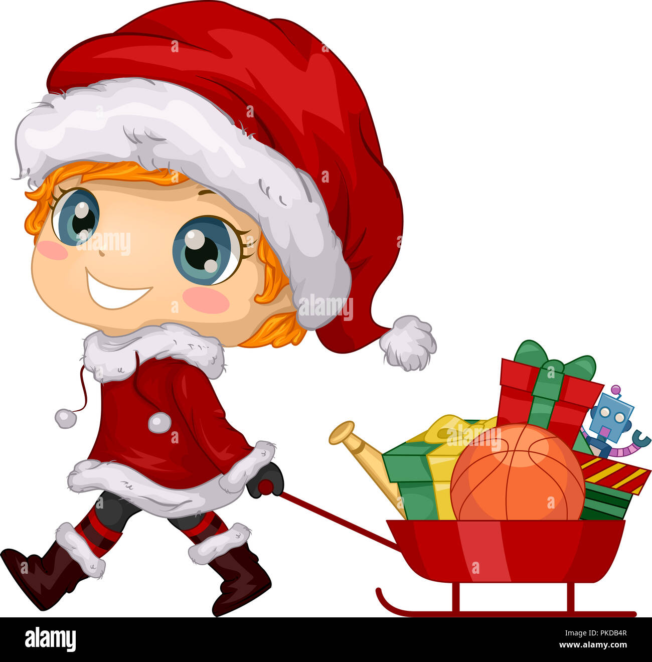 santy boy image clipart