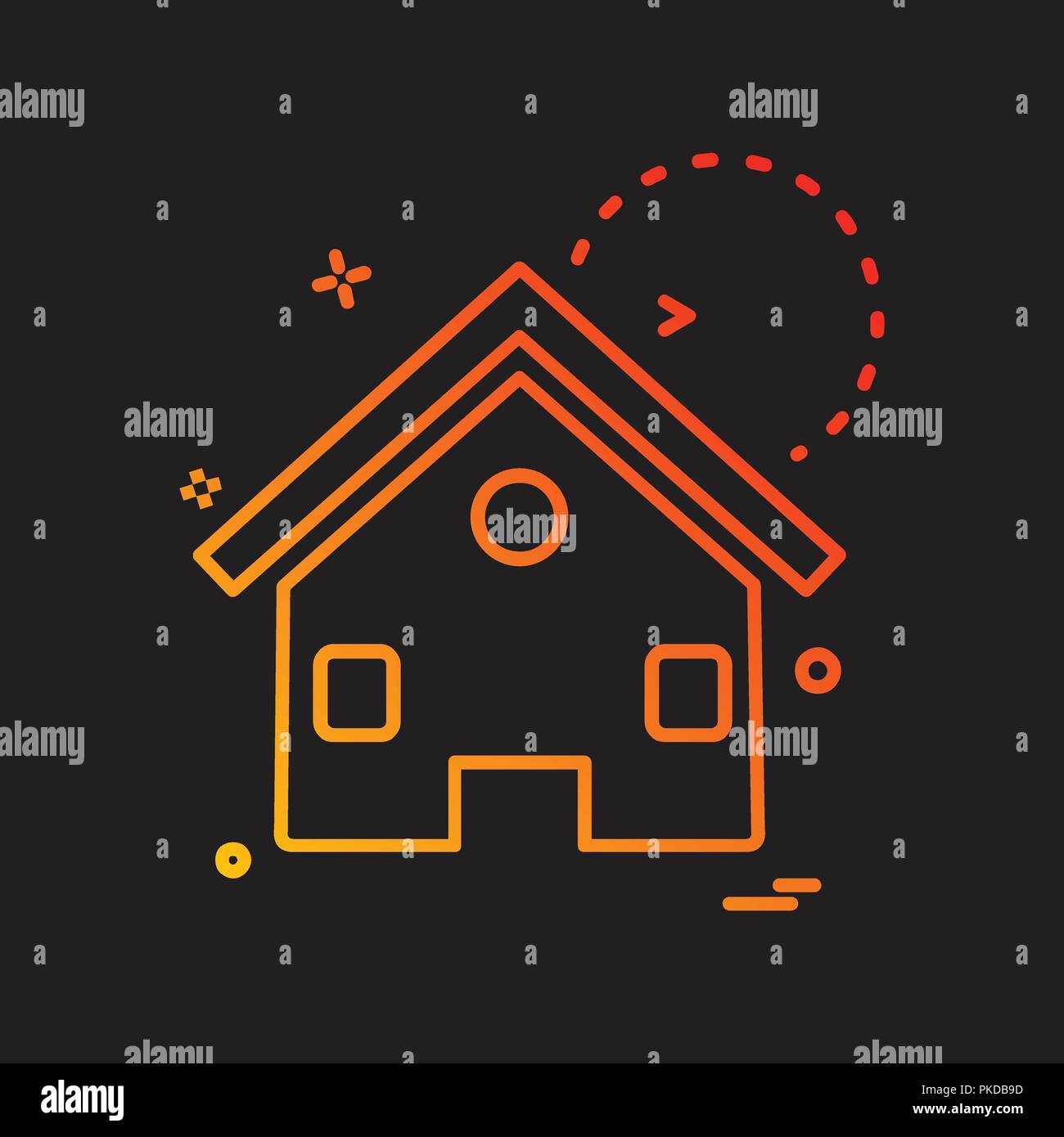 Real Estate icon design vector Stock Vector Image & Art - Alamy