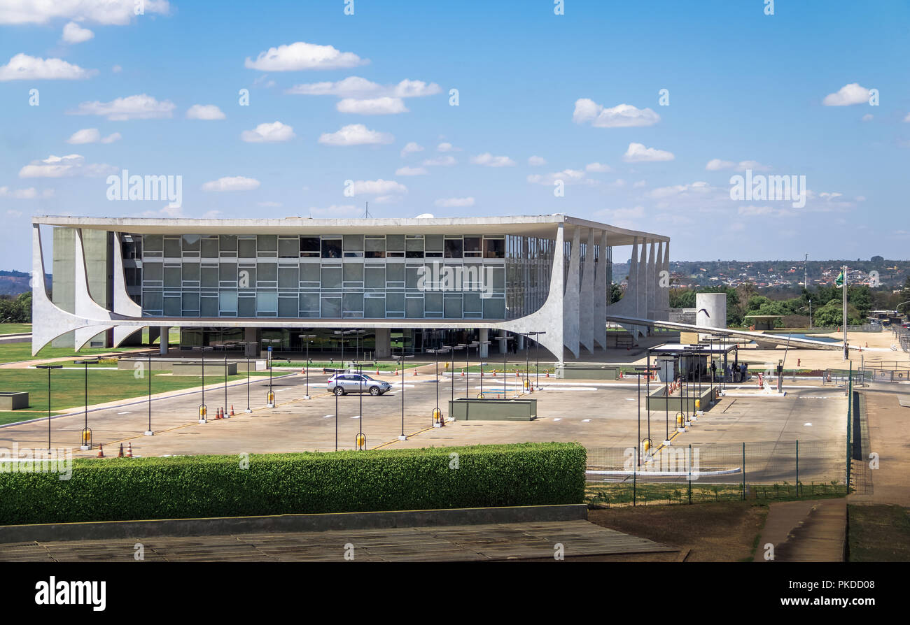 Planalto Palace The Official Workplace Of The Brazilian President Brasilia Distrito Federal Brazil Stock Photo Alamy