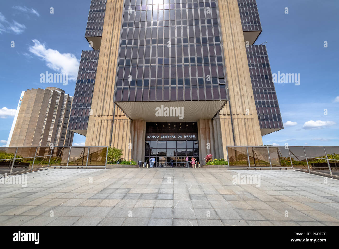Central Bank of Brazil headquarters building - Brasilia, Distrito Federal, Brazil Stock Photo